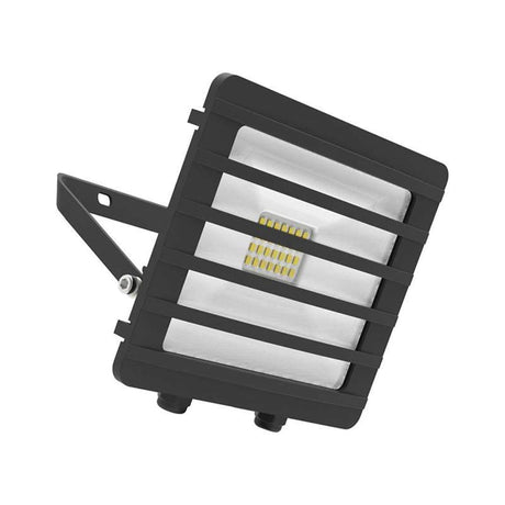 Tec20 Integrated LED Flood Light With Low Glare Louvre - Black Wall Lights Lutec 