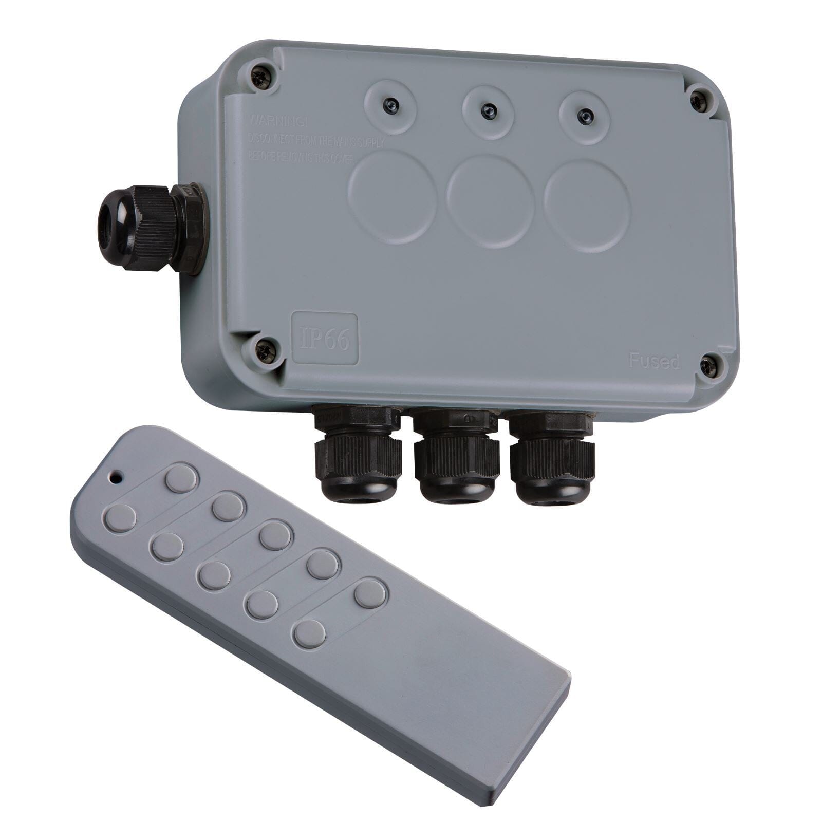 Weatherproof Outdoor Remote Control Light Switch Box - 3 Gang Accessories Knightsbridge 